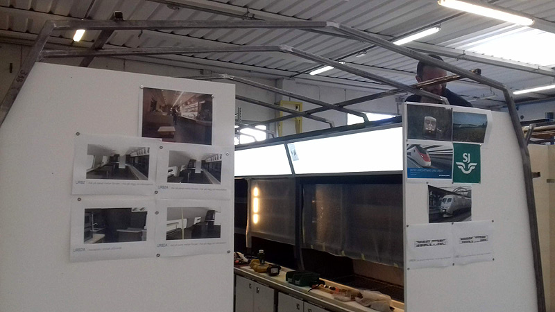 Multi Rail making of the new bistro of Sweden’s SJ X2000 train