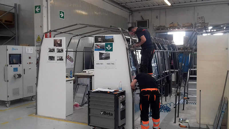 Multi Rail making of the new bistro of Sweden’s SJ X2000 train