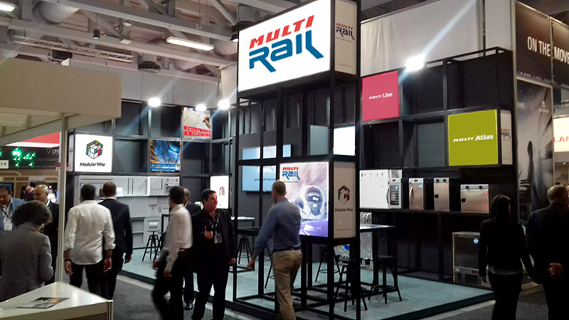 Multi Rail stand at InnoTrans 2020 trade fair